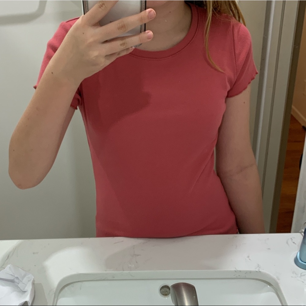 y2k coral top